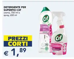 Esselunga DETERGENTE PER SUPERFICI CIF offerta