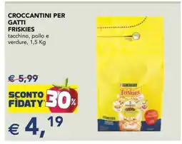 Esselunga CROCCANTINI PER GATTI FRISKIES offerta