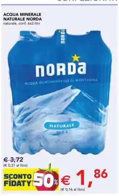 Esselunga ACQUA MINERALE NATURALE NORDA offerta
