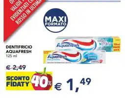Esselunga DENTIFRICIO AQUAFRESH offerta