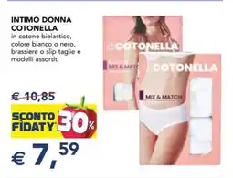 Esselunga INTIMO DONNA COTONELLA offerta