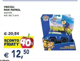 Esselunga VEICOLI PAW PATROL offerta