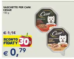 Esselunga VASCHETTE PER CANI CESAR offerta