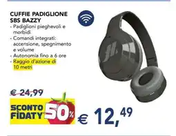 Esselunga CUFFIE PADIGLIONE SBS BAZZY offerta