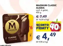 Esselunga MAGNUM CLASSIC ALGIDA offerta