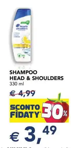 Esselunga Shampoo Head & Shoulders offerta