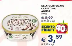 Esselunga Gelato Affogato Carte d'Or Algida offerta