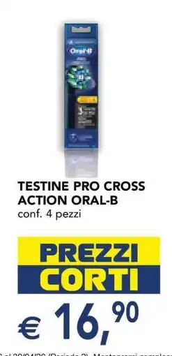 Esselunga Testine Pro Cross Action Oral-B offerta