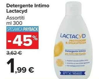 Carrefour Market Lactacyd detergente intimo offerta