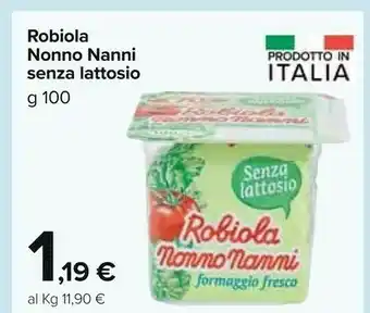 Carrefour Market Robiola senza lattosio 100 g(ml) offerta