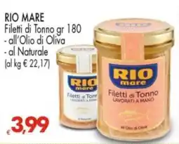 Despar RIO MARE Filetti di Tonno offerta