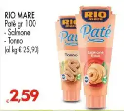 Despar RIO MARE Patè - Salmone - Tonno offerta