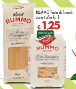 Despar RUMMO Pasta di Semola varie trafile offerta