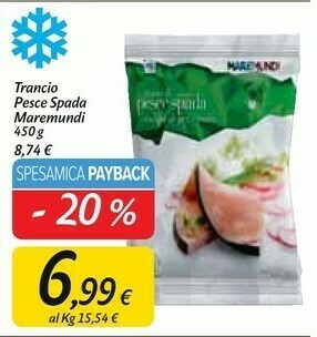 Carrefour Market Pesce spada offerta