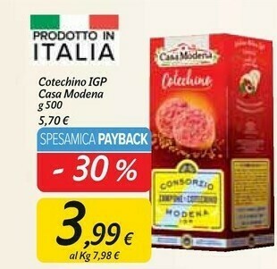 Carrefour Market Cotechino offerta