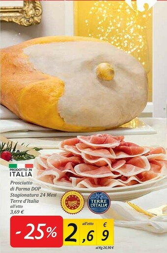 Carrefour Market Prosciutto di parma offerta
