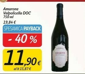 Carrefour Market Amarone offerta