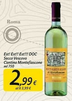 Carrefour Market Vino bianco offerta