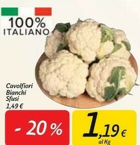 Carrefour Market Cavolfiore offerta