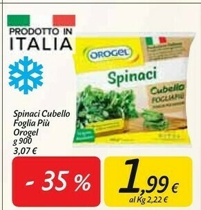 Carrefour Market Spinaci offerta