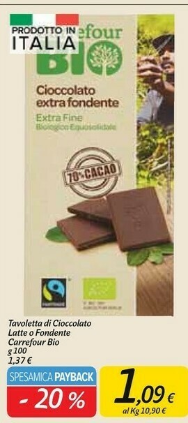 Carrefour Market Cioccolato offerta