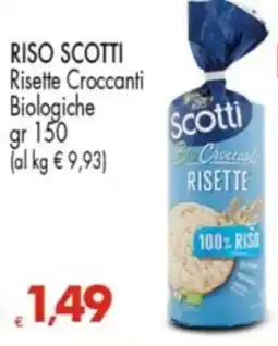Despar RISO SCOTTI Risette Croccanti Biologiche offerta