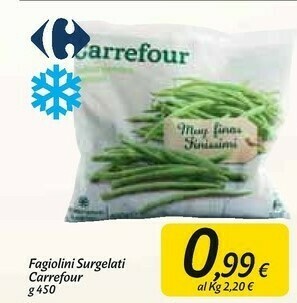 Carrefour Market Fagiolini offerta