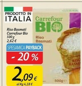 Carrefour Market Riso basmati offerta