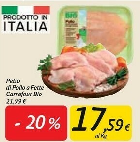 Carrefour Market Petto di pollo offerta