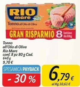 Carrefour Market Tonno rio mare offerta