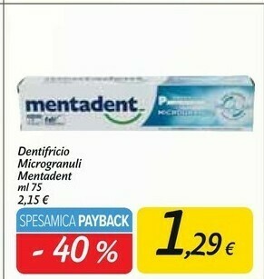Carrefour Market Dentifricio offerta