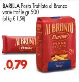 Despar BARILLA Pasta Trafilata al Bronzo varie trafile offerta