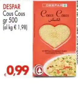 Despar DESPAR Cous Cous offerta