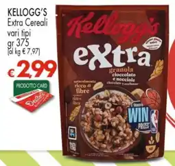 Despar KELLOGG'S Extra Cereali vari tipi offerta