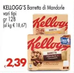 Despar KELLOGG'S Barretta di Mandorle vari tipi offerta