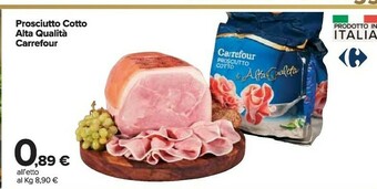 Carrefour Market Prosciutto cotto offerta