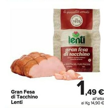 Carrefour Market Fesa di tacchino offerta
