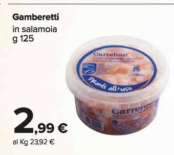 Carrefour Market Gamberi offerta