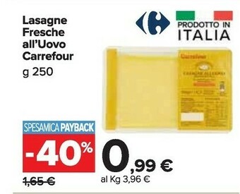 Carrefour Market Pasta all'uovo offerta