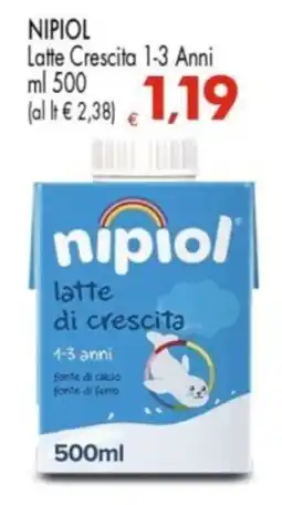 Despar NIPIOL Latte Crescita 1-3 Anni offerta