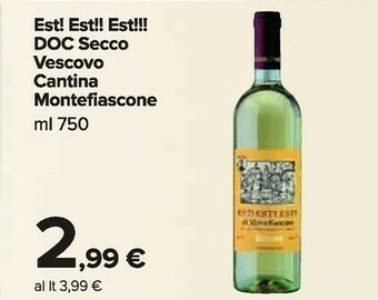 Carrefour Market Vino bianco offerta