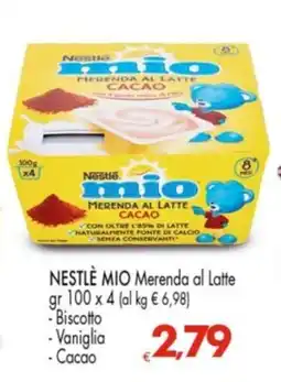 Despar NESTLE MIO Merenda al latte offerta
