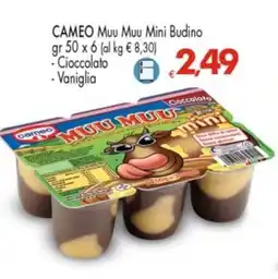 Despar CAMEO Muu Muu Mini Budino offerta