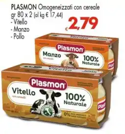 Despar PLASMON Omogeneizzati con cereale offerta