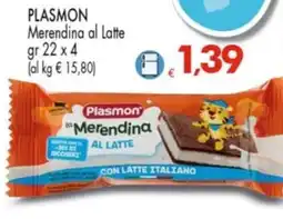 Despar PLASMON Merendina al Latte offerta
