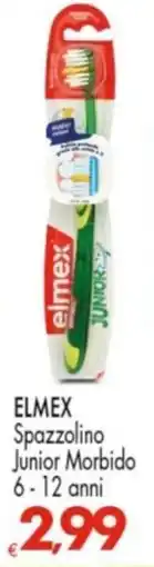 Despar ELMEX Spazzolino Junior Morbido 6-12 anni offerta