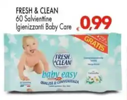 Despar FRESH & CLEAN 60 Salvienttine Igienizzanti Baby Care offerta