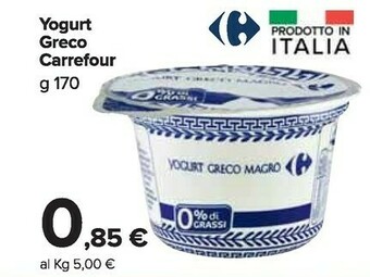 Carrefour Market Yogurt greco offerta