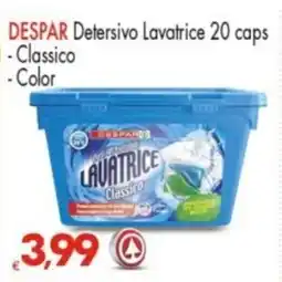 Despar DESPAR Detersivo Lavatrice 20 caps offerta