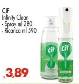 Despar CIF Infinity Clean -Spray - Ricarica offerta